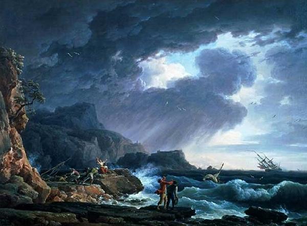 Claude-joseph Vernet Claude Joseph - A Seastorm